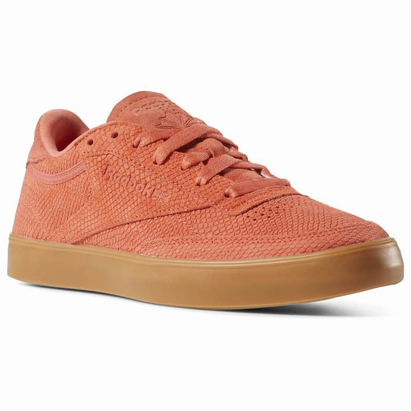 Tenisi Reebok Club C Dama Roz Romania RF5322WE